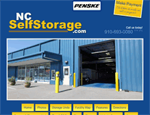 Tablet Screenshot of ncselfstorage.com